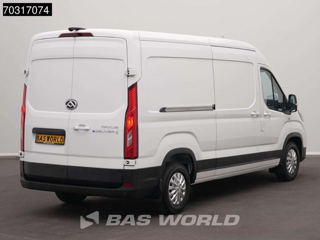 Maxus eDeliver 9 Elektrisch WLTP 256km Stad 52kWh L3H2 204pk, Auto's, Bestelwagens en Lichte vracht, Automaat, Stof, Maxus, Wit