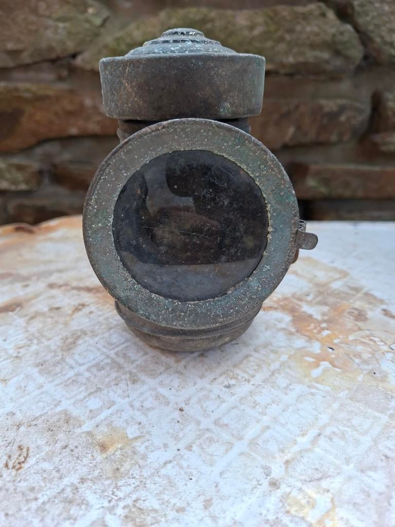 Ancienne lampe au carbure, Antiquités & Art, Enlèvement ou Envoi