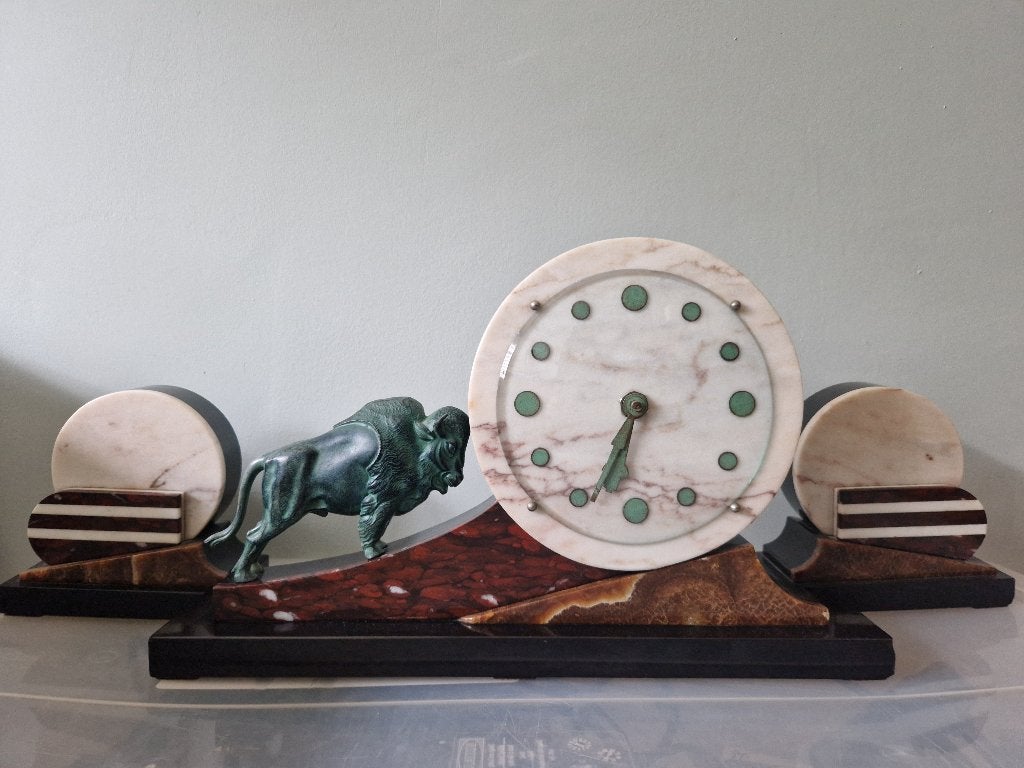 Franse art deco pendule, Ophalen