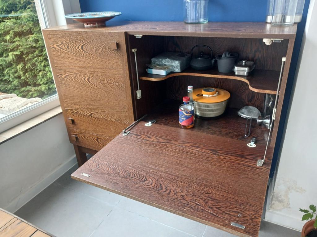 Barkast/ buffetkast/ retro kast / vintage kast, Ophalen