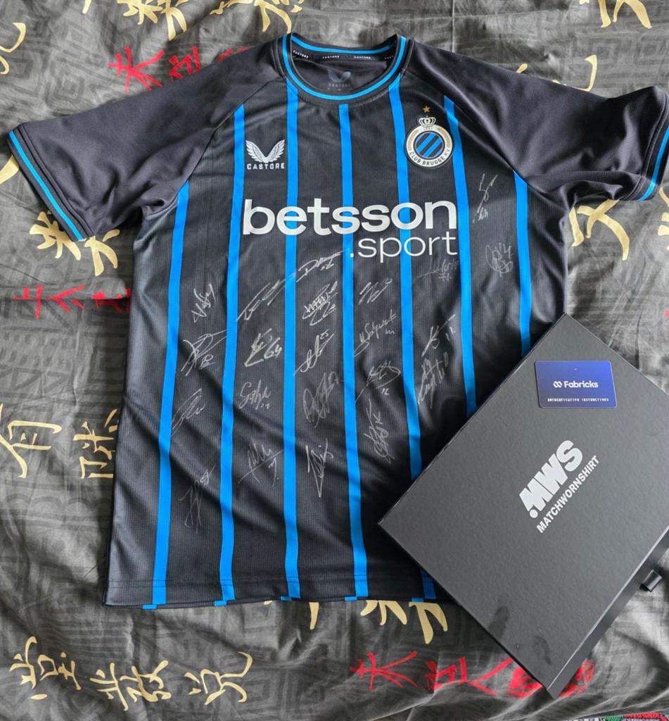 Signed squad club brugge shirt matchwornshirt, Sports & Fitness, Football, Maillot, Enlèvement