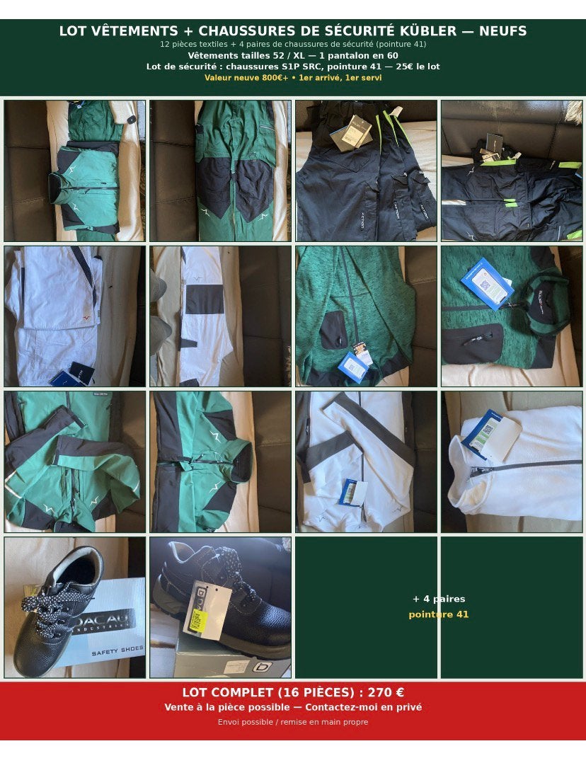 Vêtements de travail, Doe-het-zelf en Bouw, Veiligheidskleding, Ophalen of Verzenden, Zo goed als nieuw