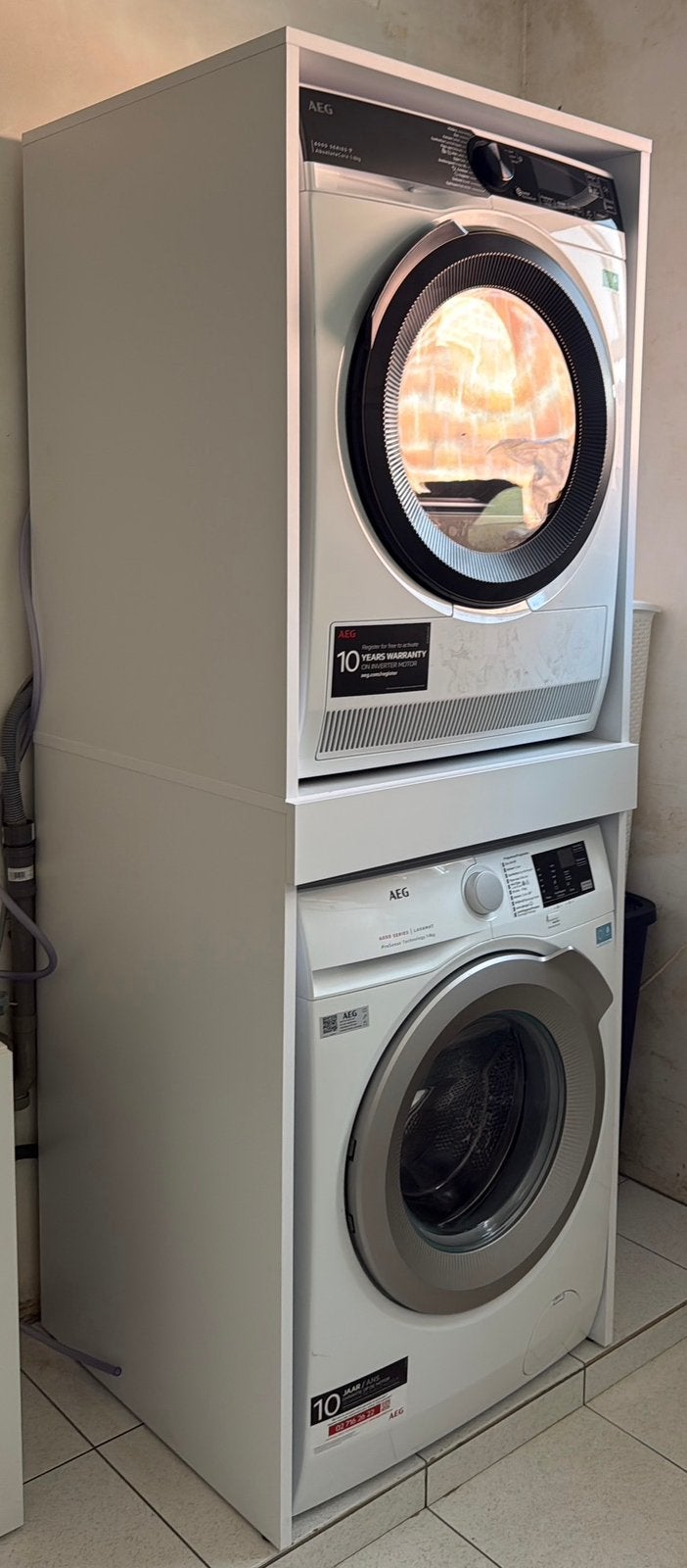 Waskast voor wasmachine en droogkast, Huis en Inrichting, Ophalen, Zo goed als nieuw