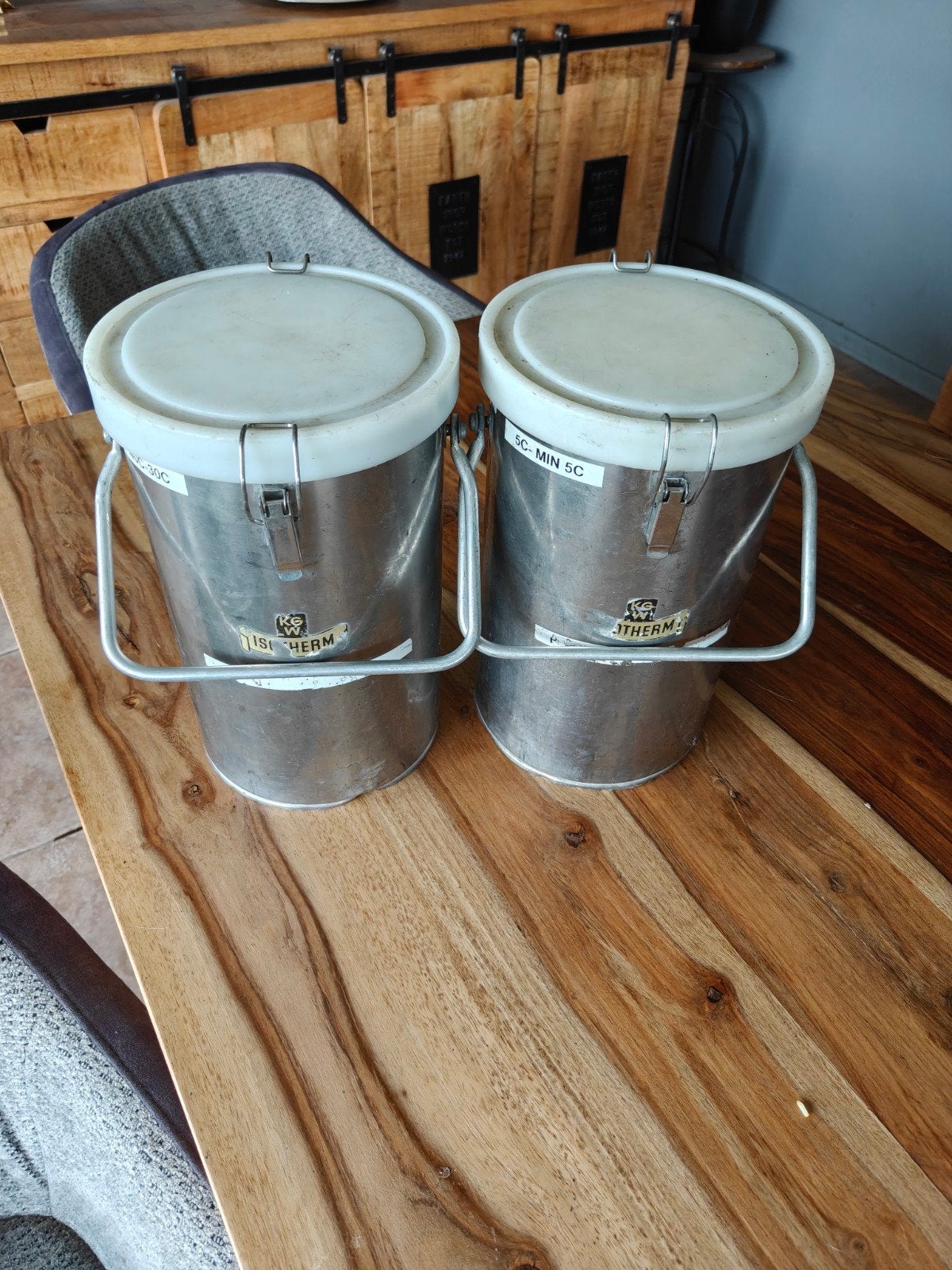 2x KGW Isotherm Dewar vaten (Laboratorium transport), Ophalen of Verzenden