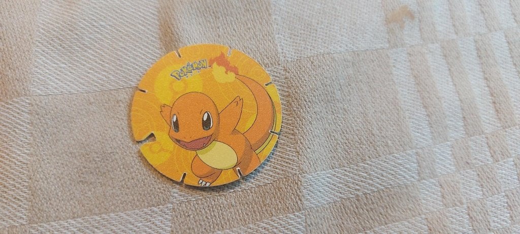 flippo pokemon chiki balls zeldzaam Charmander, Ophalen of Verzenden, Losse flippo's
