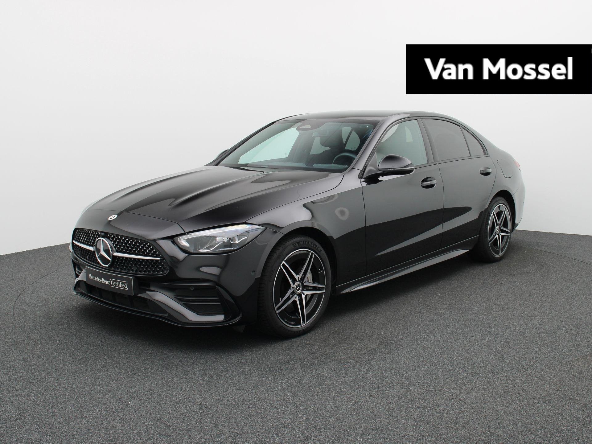 Mercedes-Benz C-Klasse 300 e AMG Line Berline + CARPLAY + LE, Autos, Achat, 1800 kg, 4 portes, Noir