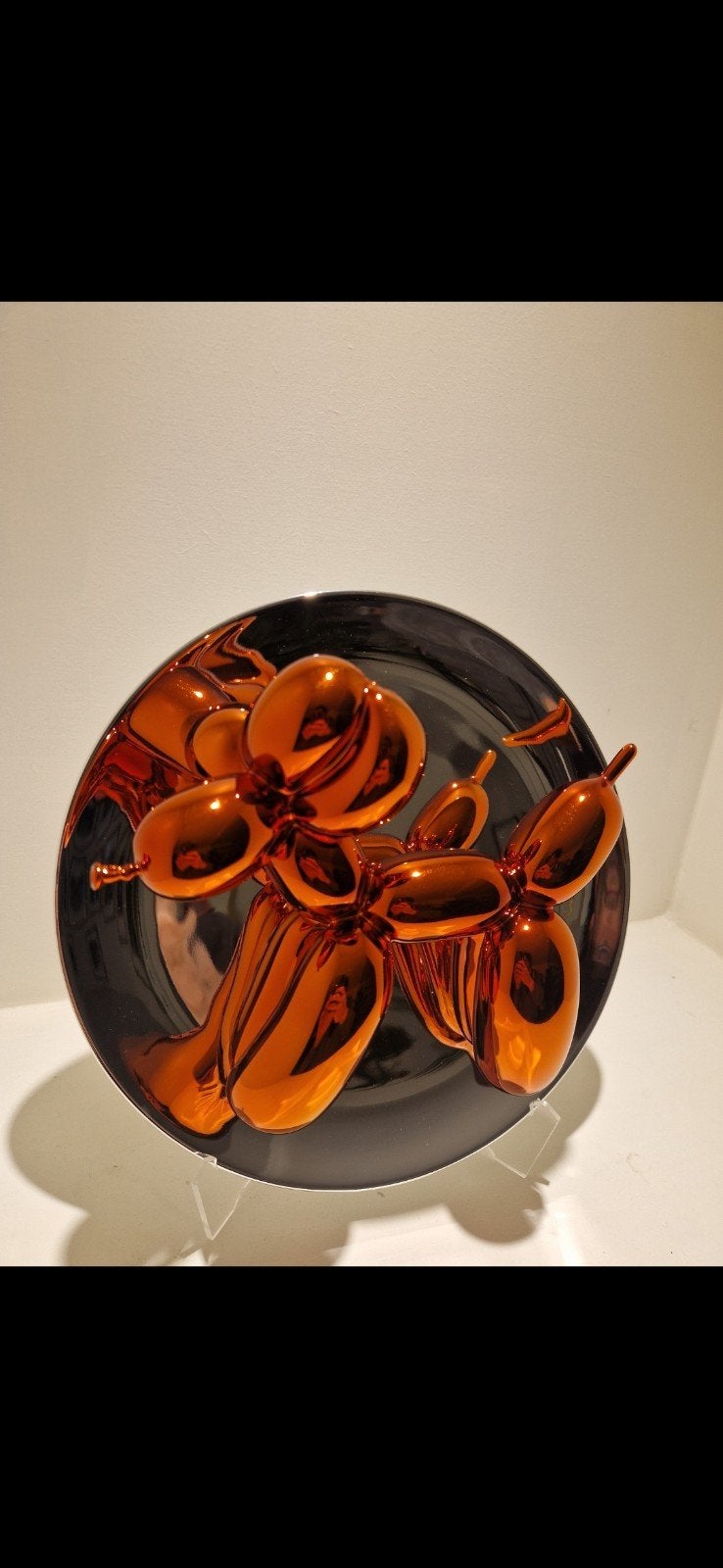 Balloon dog orange Jeff Koons, Antiek en Kunst, Ophalen