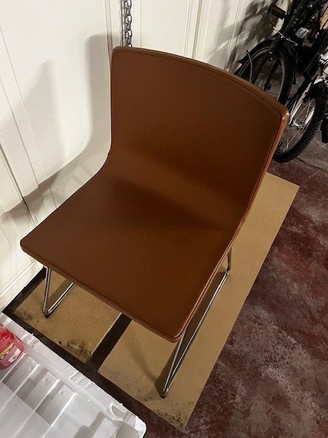 6 lederen stoelen IKEA Bernhard, Maison & Meubles, Comme neuf, Brun, Enlèvement, Cinq, Six Chaises ou plus
