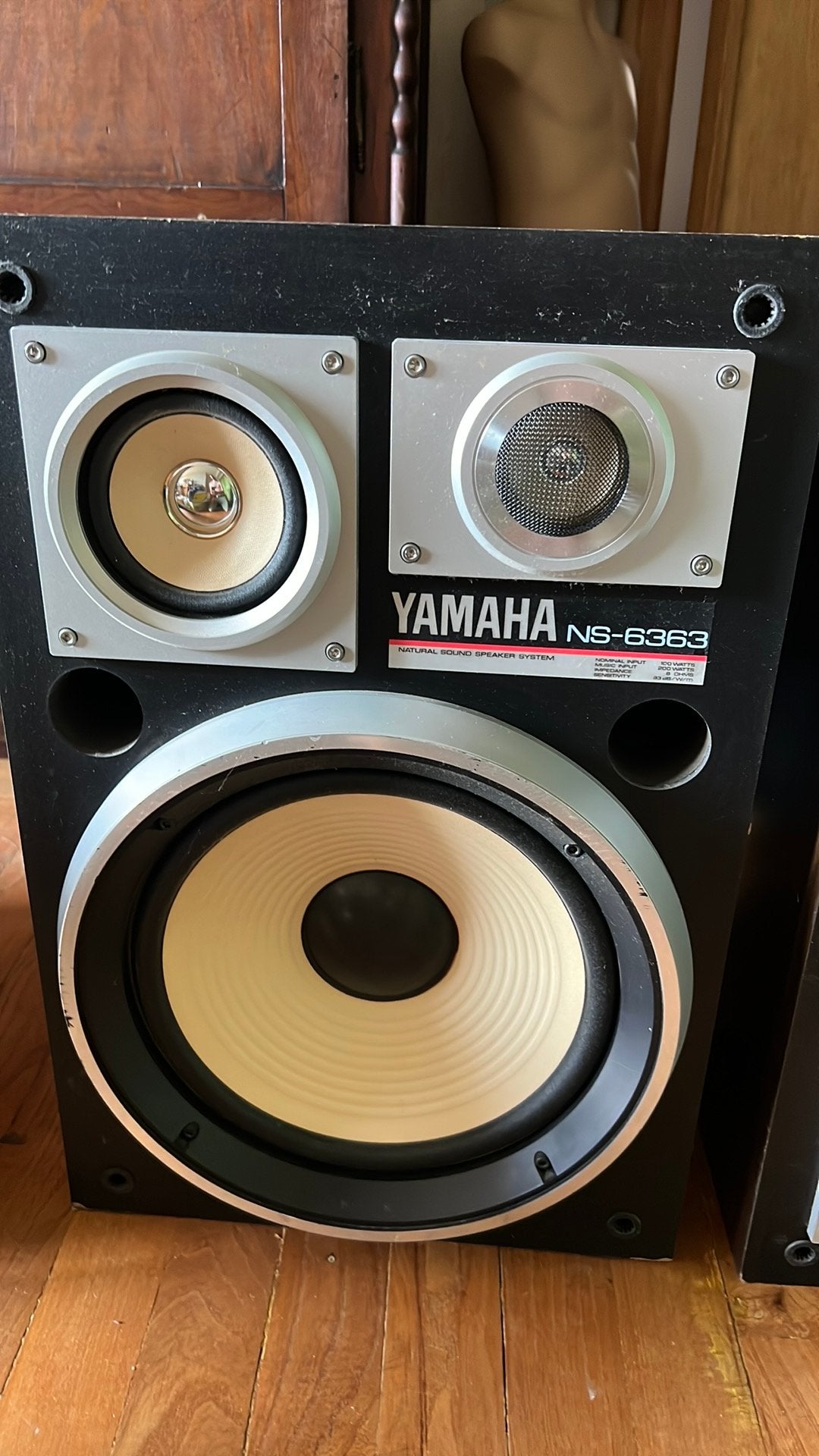 Yamaha retro speakers NS-6363, Ophalen, Gebruikt, Stereo speakers, Yamaha