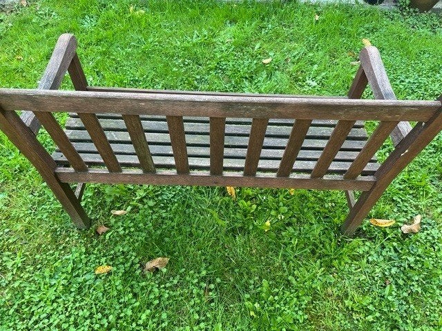 houten tuinstoelen en tuinbank, Tuin en Terras, Ophalen, Gebruikt, Hout