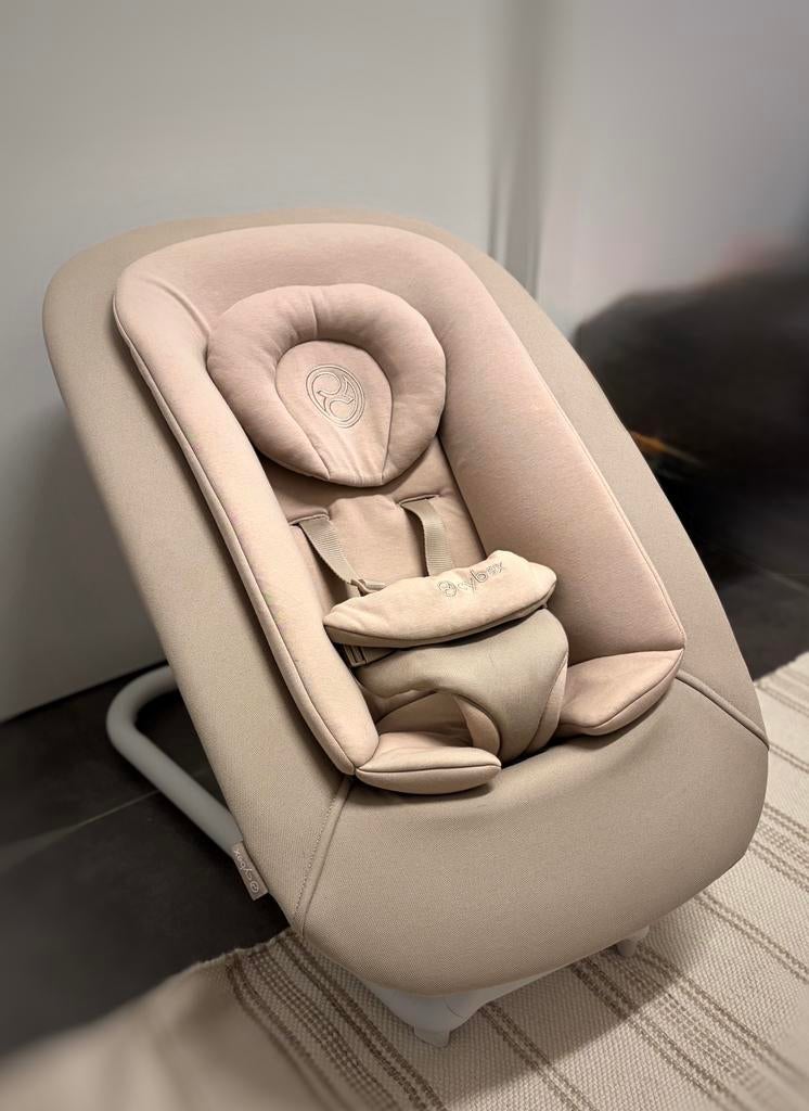 Cybex Lemo Bouncer/Wipstoel Beige, Ophalen, Zo goed als nieuw, Wipstoel