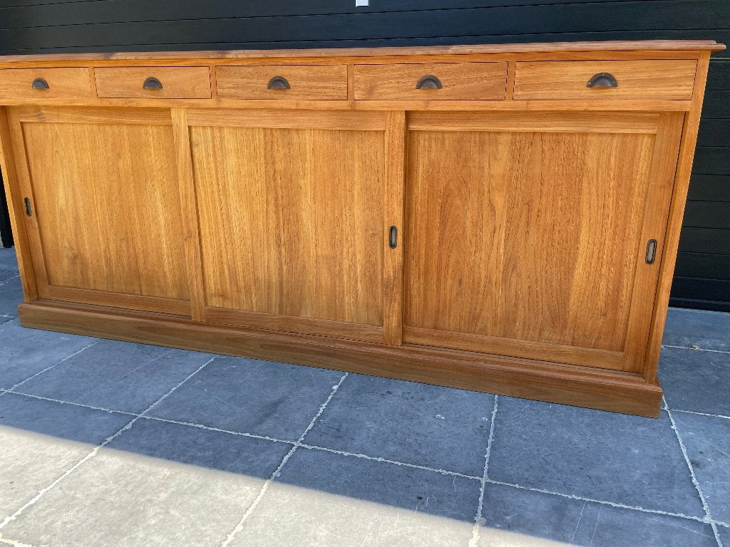 Teak dressoir, Maison & Meubles, Armoires | Dressoirs, Enlèvement, Comme neuf, Teck