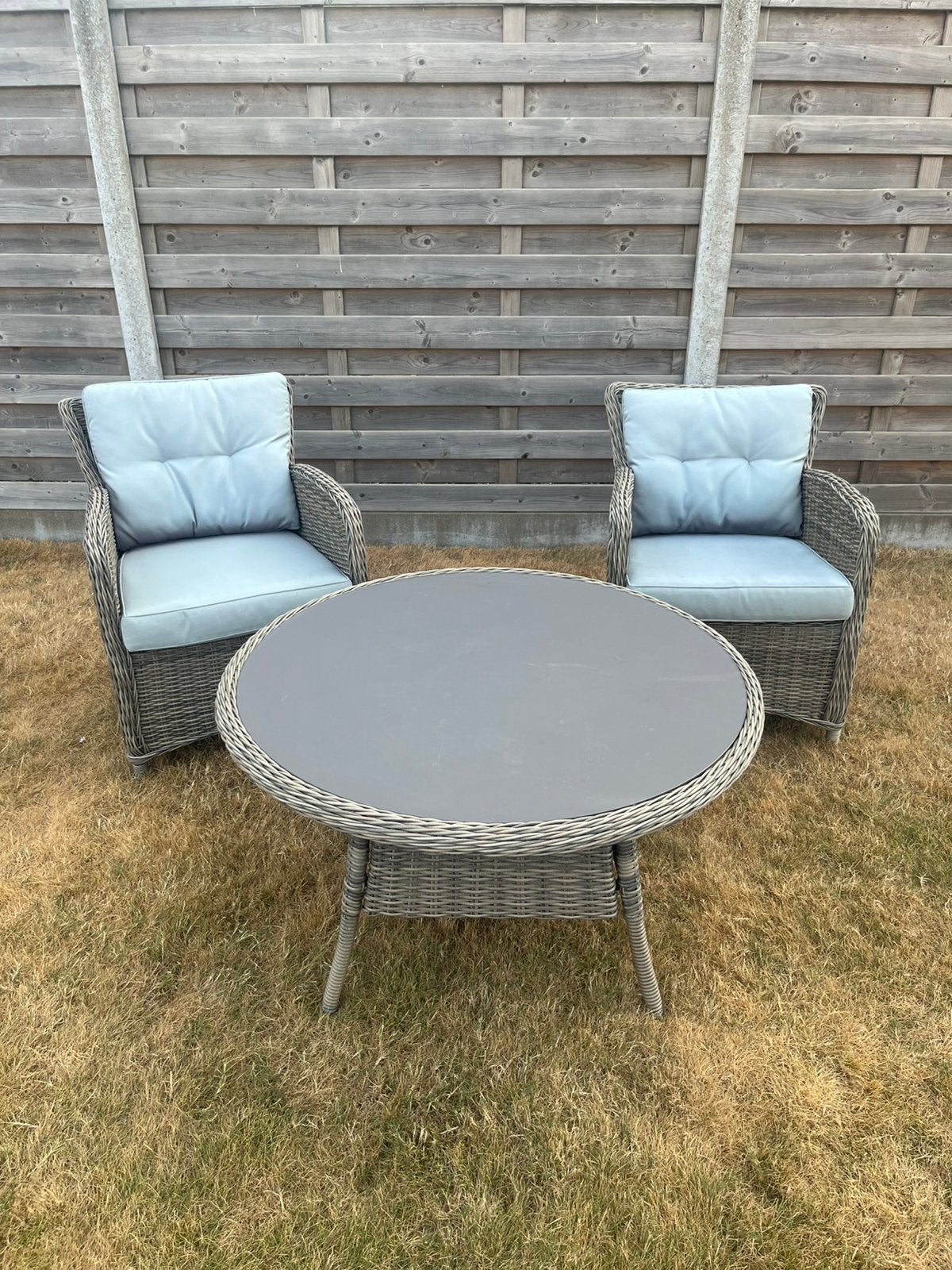Tuinset / loungeset, Tuin en Terras, Kunststof, Gebruikt, Bijzettafel, Tuinset
