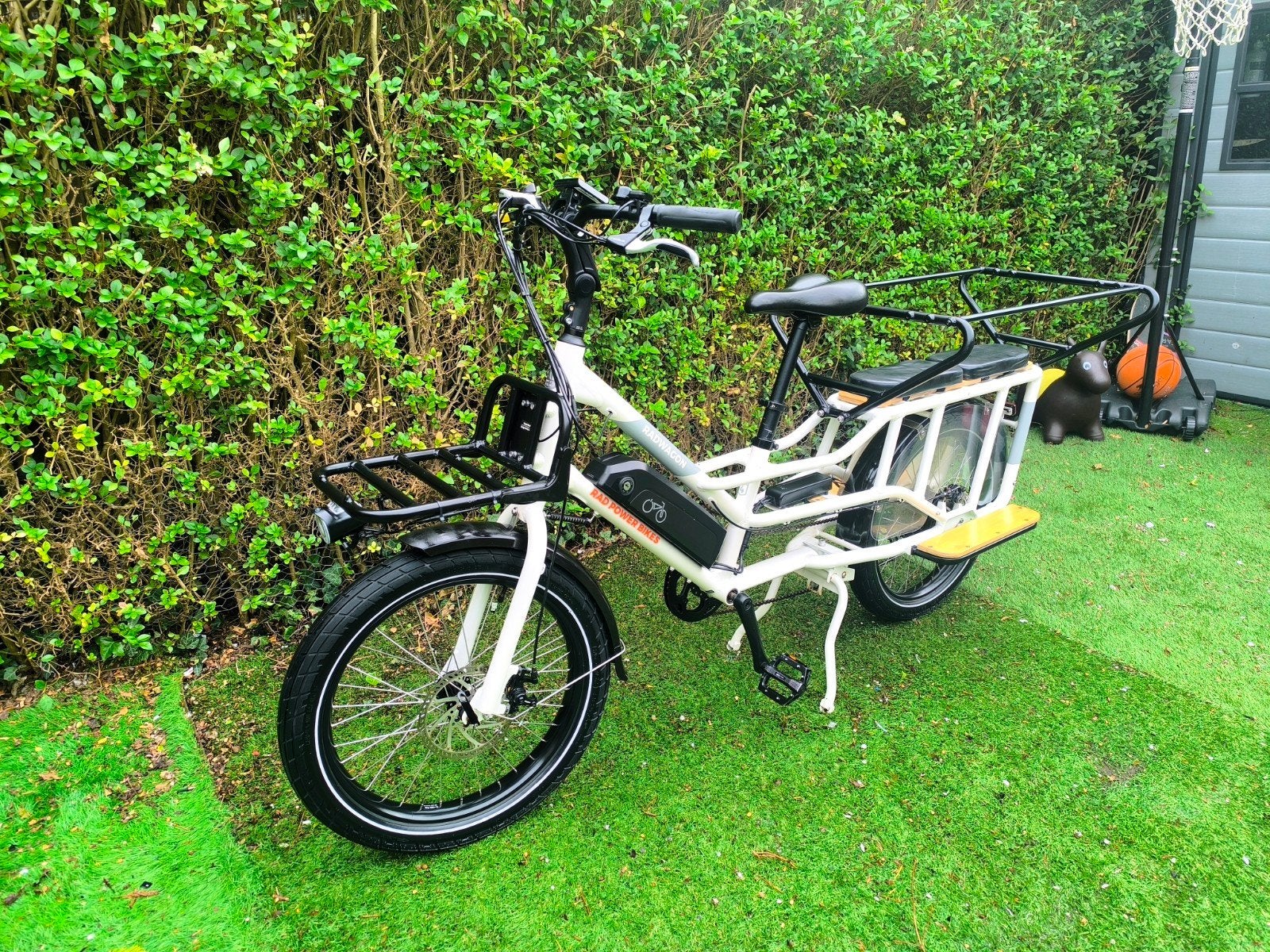 RadWagon 4 Longtail/Cargo Bike (2023) – Topstaat!, Fietsen en Brommers, Elektrische fietsen, Ophalen, Zo goed als nieuw, 50 km per accu of meer