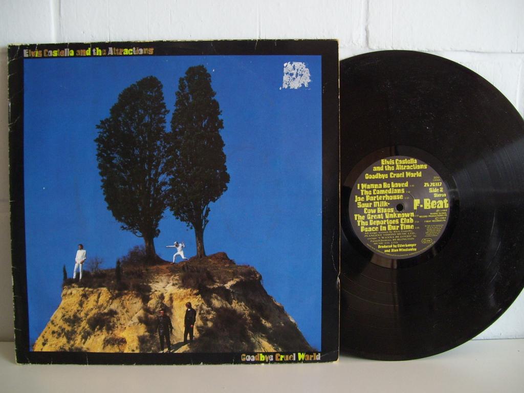 ELVIS COSTELLO AND THE ATTRACTIONS  goodbye cruel world, 12 pouces, Pressage original, Enlèvement ou Envoi, 1980 - 1989