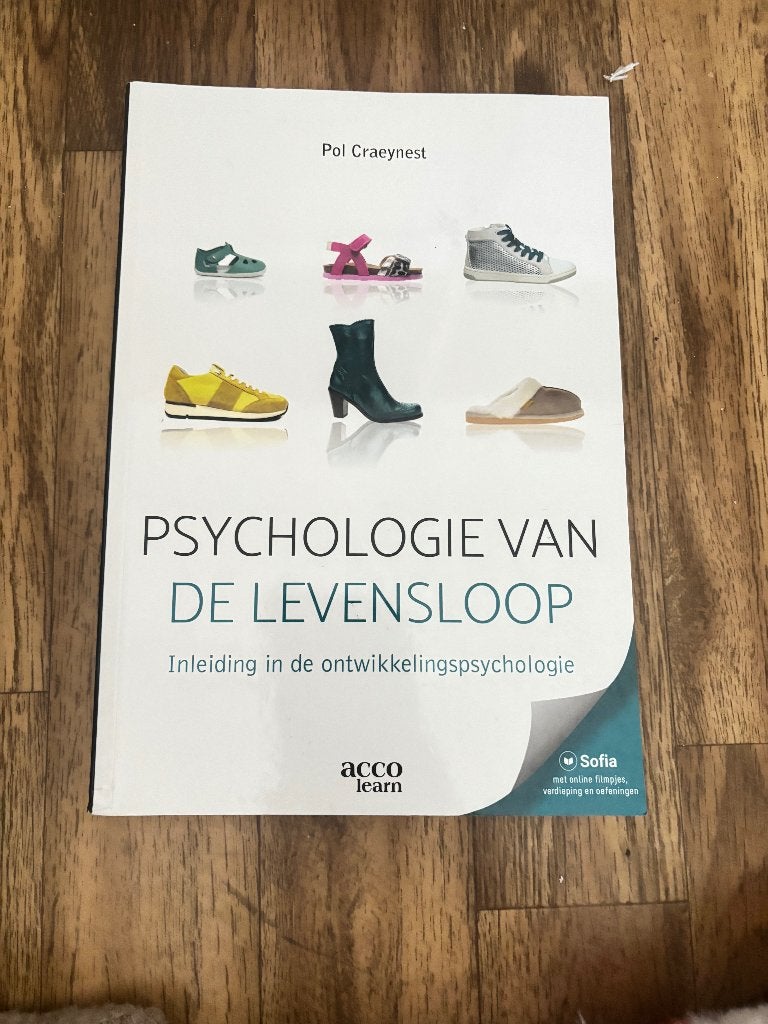 verpleegkundig boek: psychologie van de levensloop, Ophalen of Verzenden, Nieuw, Hogeschool, Acco