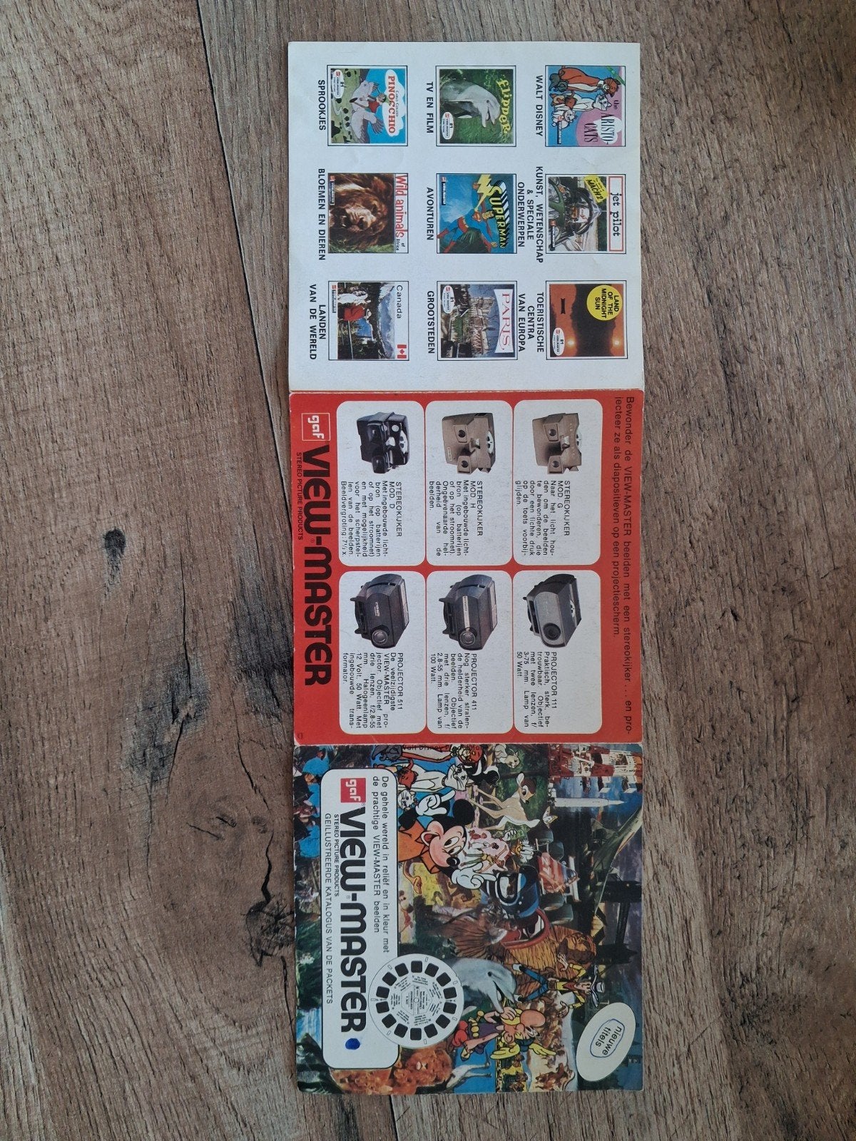 view-master : publicité, Collections, Rétro, Envoi
