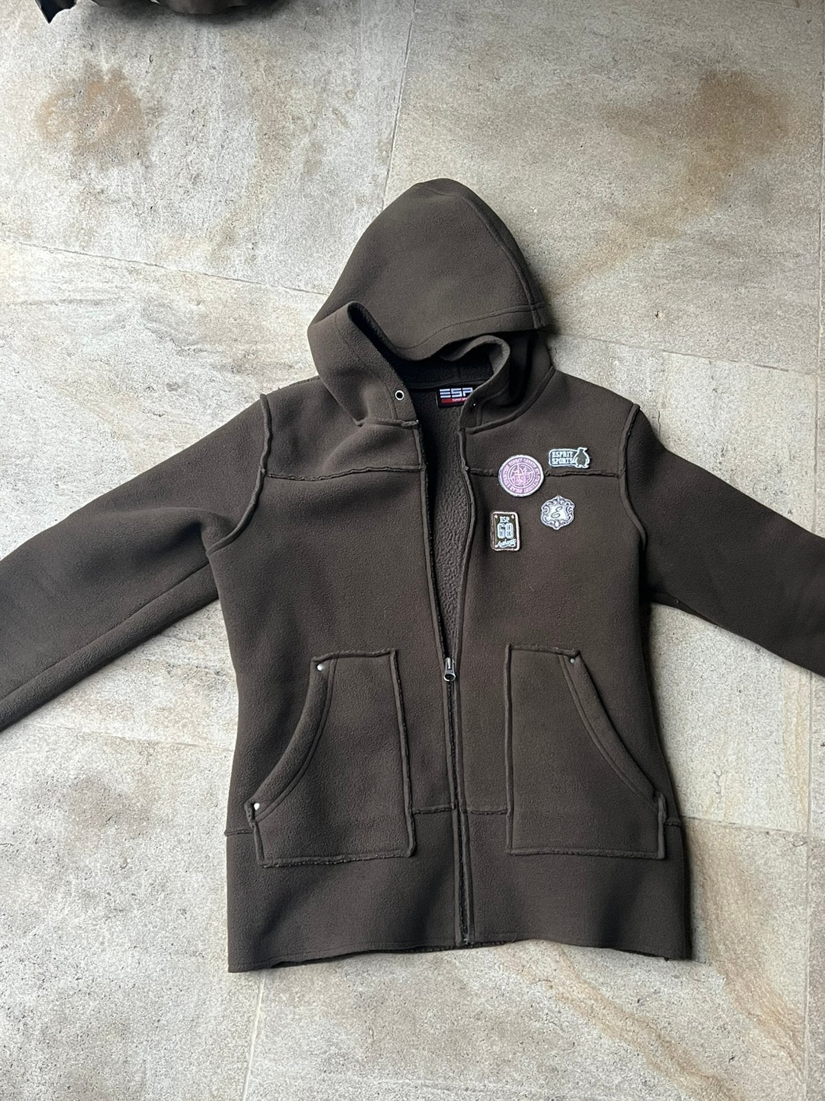 Warme fleece Esprit maat 38, Ophalen, Zo goed als nieuw, Maat 38/40 (M), Bruin