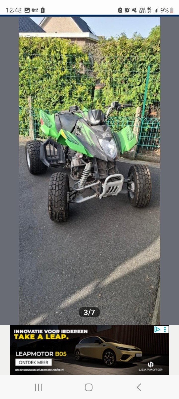 Ikzoek quad geen yamaha 200cc of 300 stuur als je iets hebt, Motoren