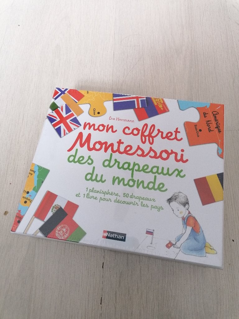 Coffret drapeaux Montessori, Enfants & Bébés, Enlèvement, Neuf