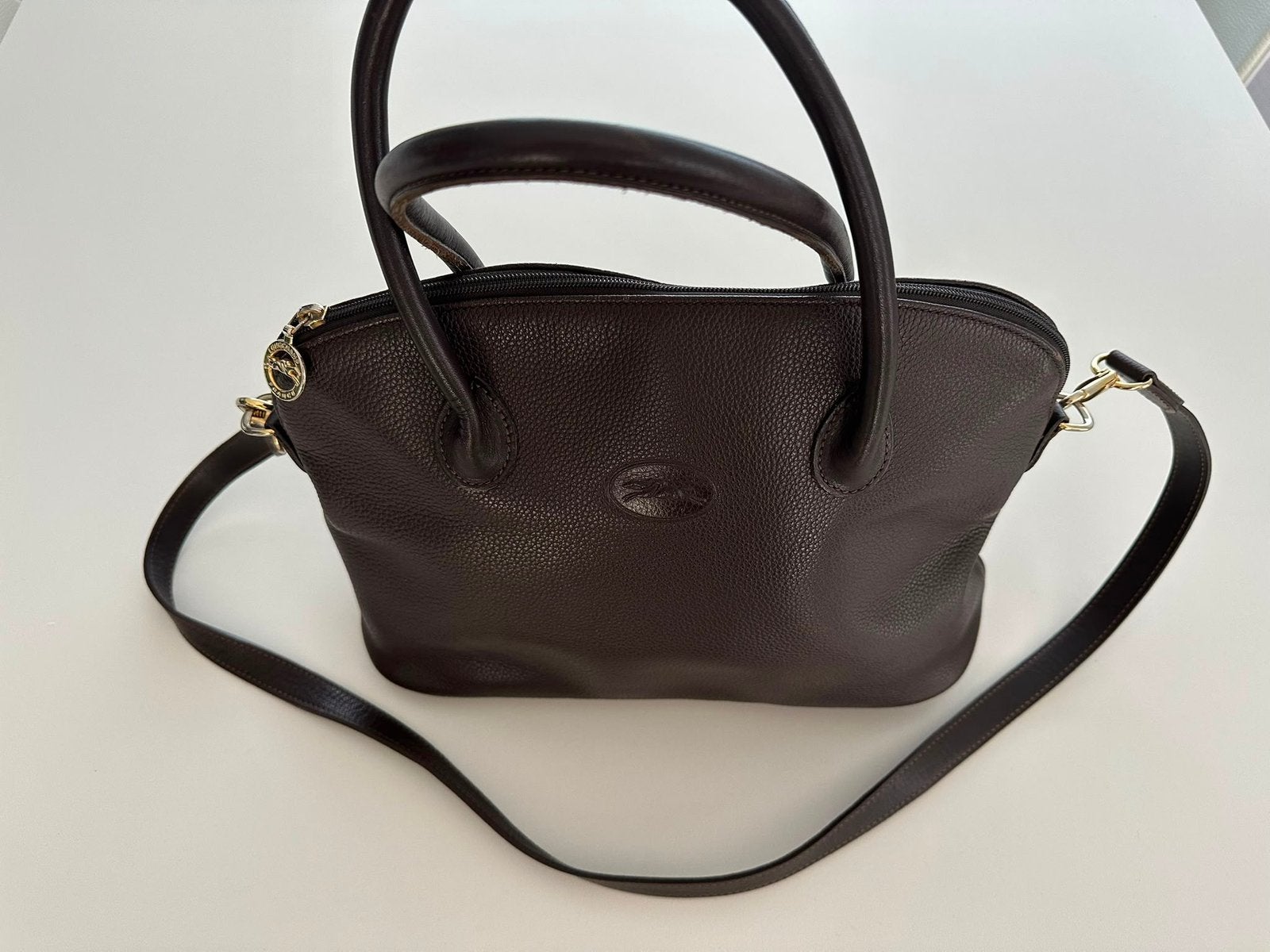 Longchamp bruine handtas, Ophalen of Verzenden, Nieuw, Handtas