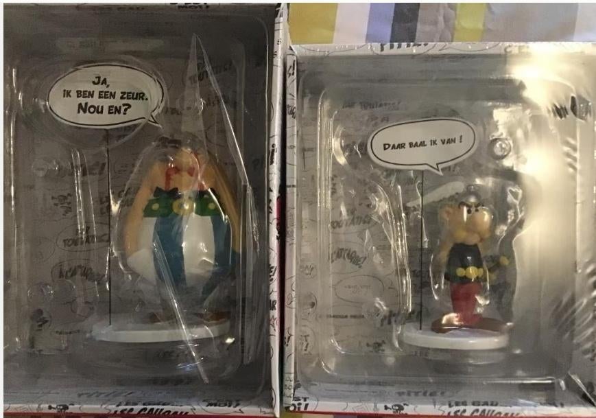 Astérix et Obélix avec bulle, Collections, Personnages de BD, Enlèvement ou Envoi, Astérix et Obélix, Neuf, Statue ou Figurine