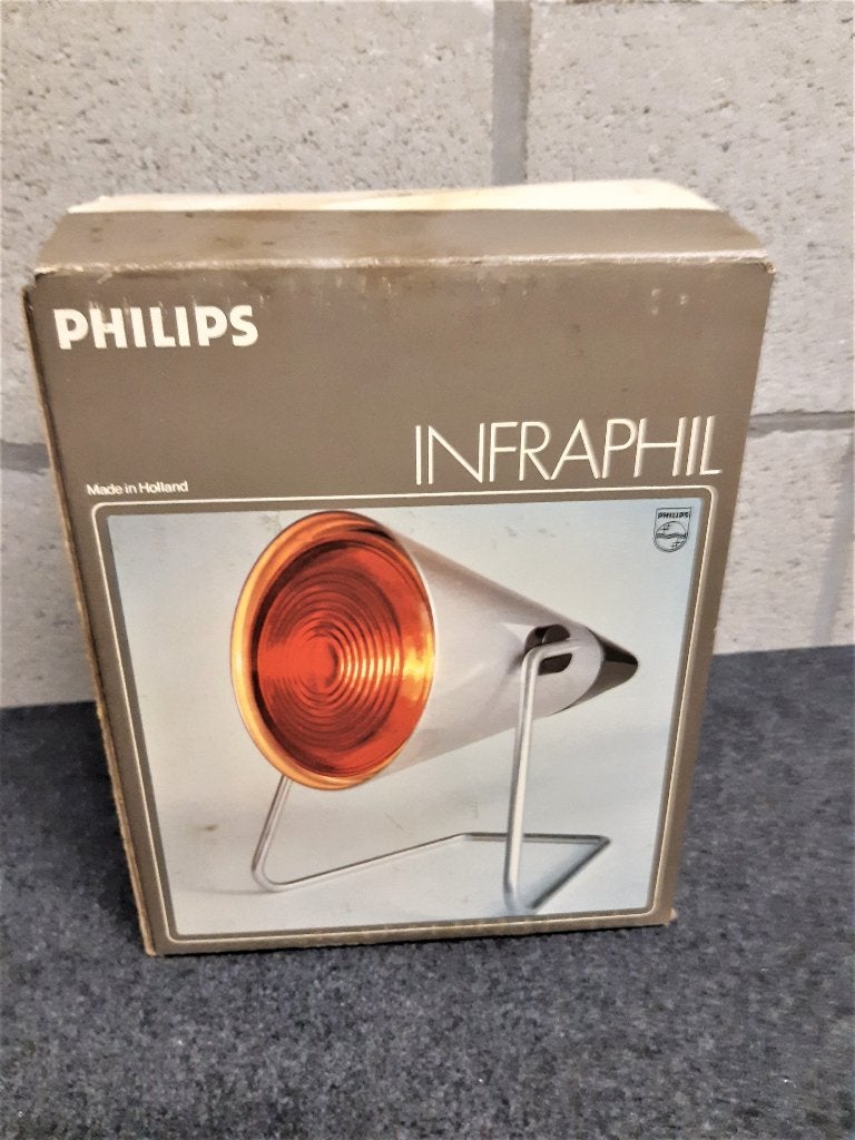 Vintage retro ,Philips Infraphil Design Lamp jaren '60/'70, Ophalen
