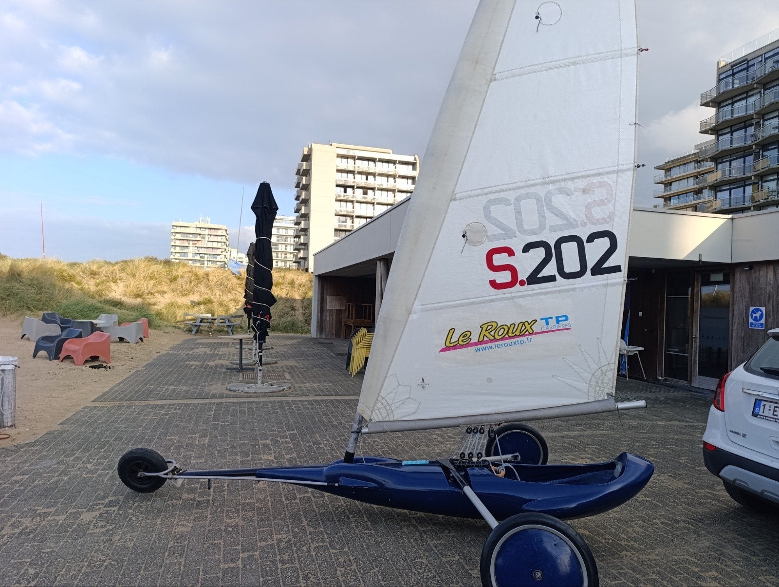 zeilwagen type standart, Watersport en Boten, Ophalen of Verzenden, Gebruikt