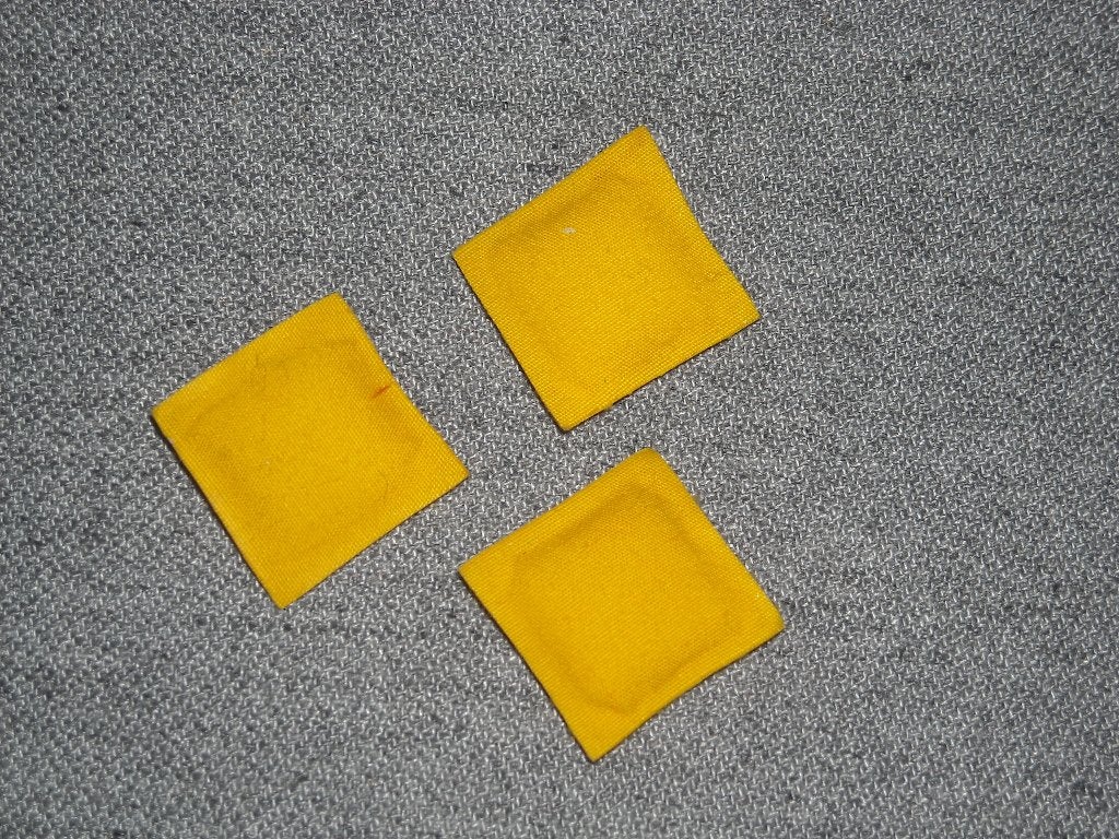Lundby gele kussentjes, 3 stuks, Collections, Enlèvement ou Envoi, Utilisé