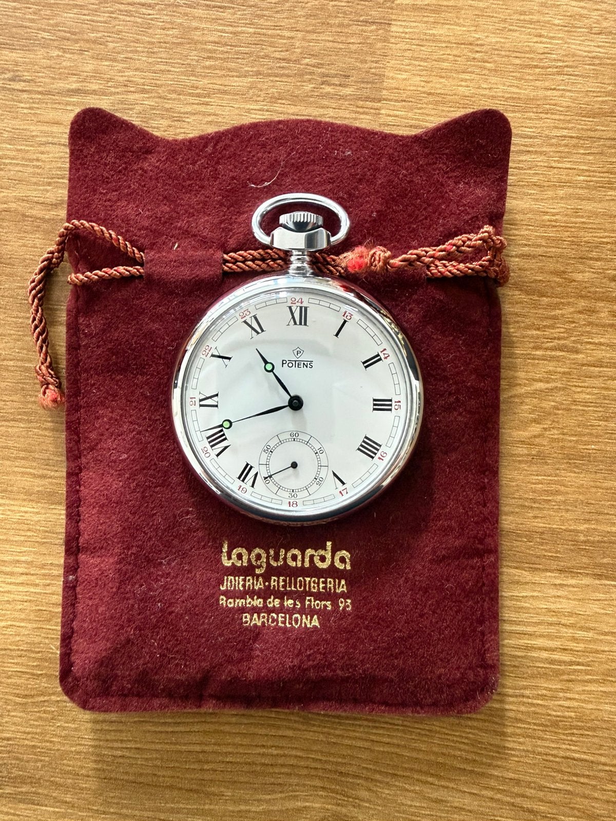 Potens mechanisch zakhorloge, Handtassen en Accessoires, Horloges | Antiek, Ophalen, Zakhorloge