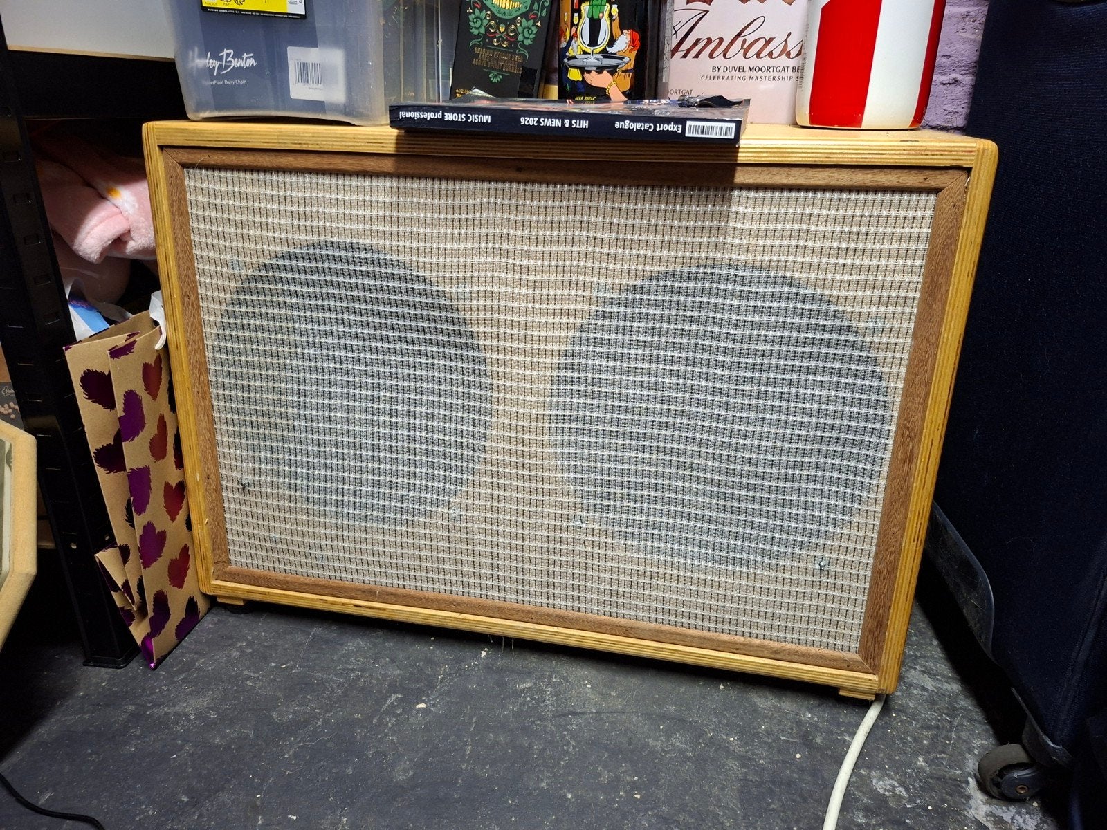 custom 2x12 cabinet met celestion G12 speakers, Musique & Instruments, Enlèvement, Comme neuf, Guitare