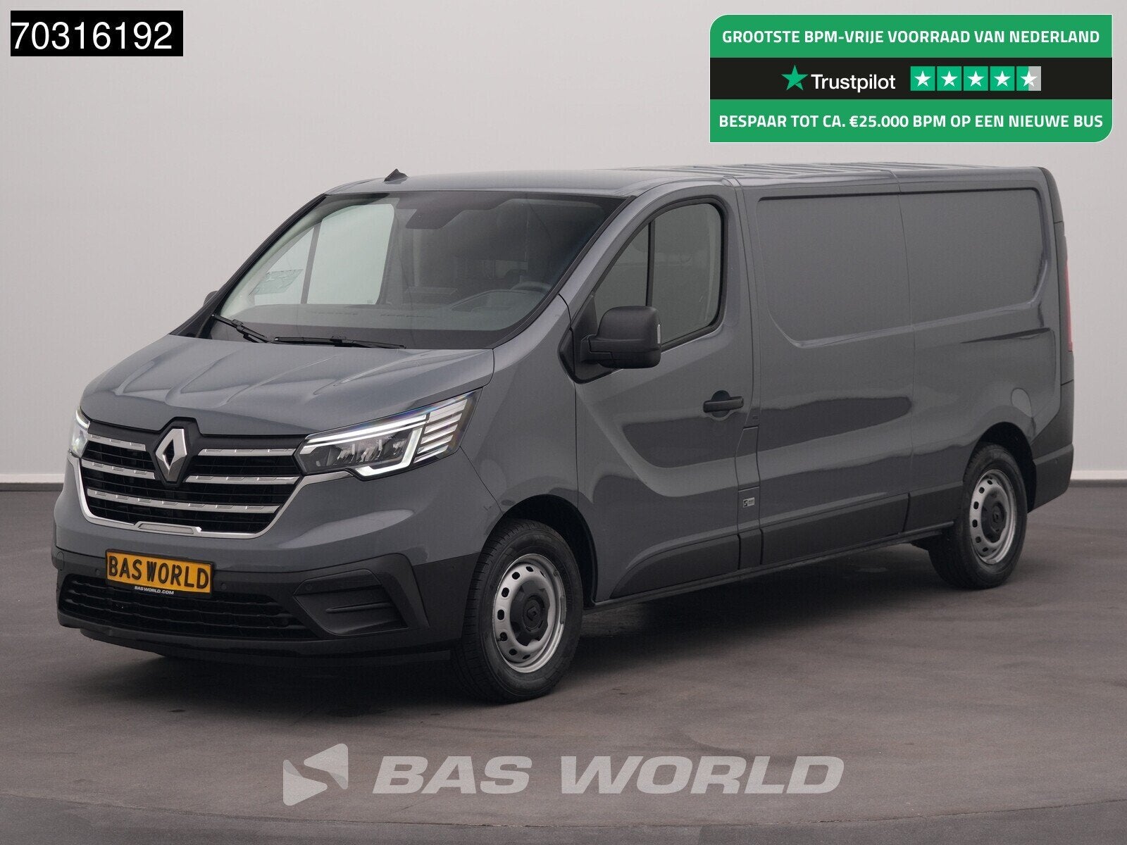 Renault Trafic 150pk Automaat L2H1 LED Airco Cruise Camera P, Autos, Camionnettes & Utilitaires, Achat, Capteur de lumière, Entreprise