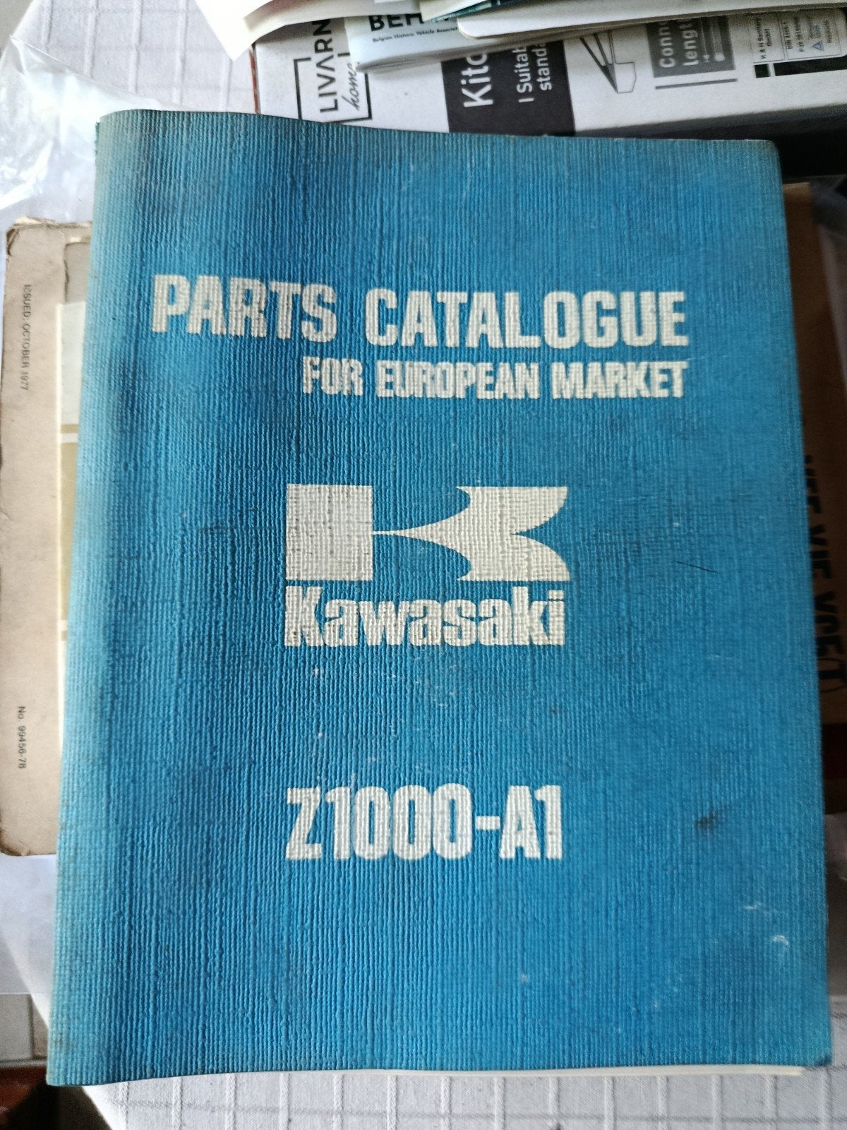 Kawasaki Z1000-A1 parts catalogue, Ophalen of Verzenden