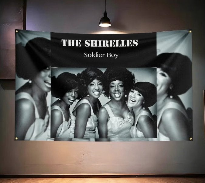 Grote vlaggen The Shirelles (150x90cm), Ophalen of Verzenden, Nieuw