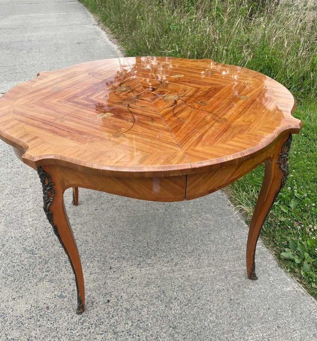 Vintage eettafel, meubles stampaert te Gent, Ophalen