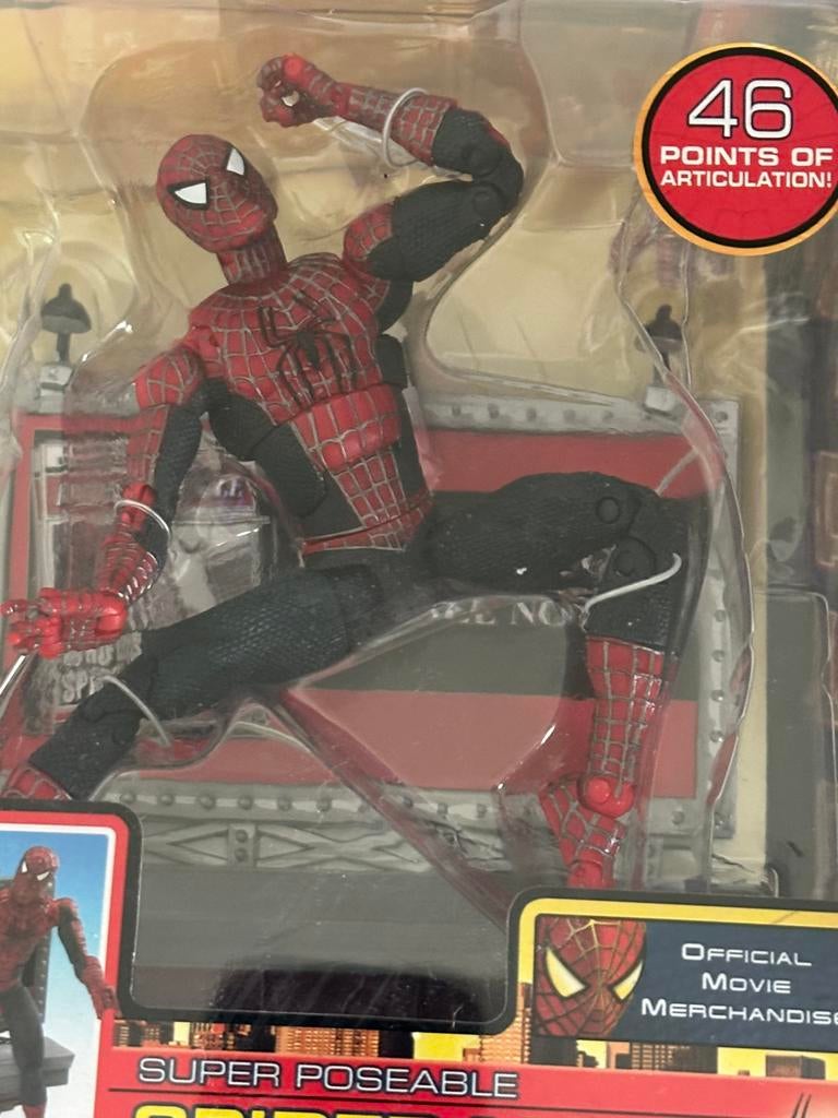 TOYBIZ Super Poseable Spider-Man NIEUW in verzamelstaat, Kinderen en Baby's, Speelgoed | Actiefiguren, Nieuw, Ophalen of Verzenden