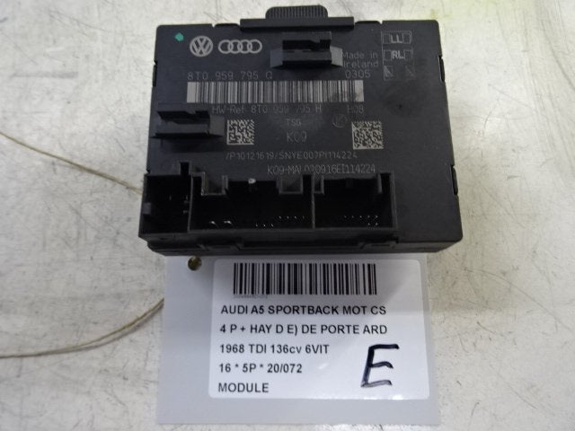 UNITE ELECTRONIQUE Audi A5 Sportback (8TA) (01-2009/01-2017), Auto-Union-Straße  1,
85057  Ingolstadt, DE, Info@audi.de, Audi