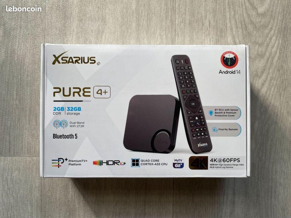Xsarius pure 4+, TV, Hi-fi & Vidéo, Lecteurs multimédias, Enlèvement ou Envoi, Neuf, Audio optique