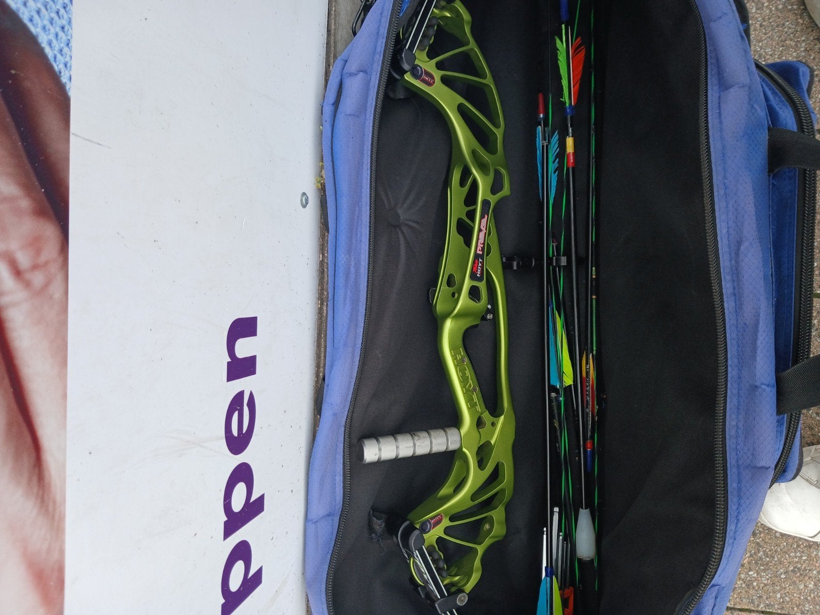 hoyt preval trek lengte 26 met boogtas bij, Sport en Fitness, Handboogschieten, Ophalen