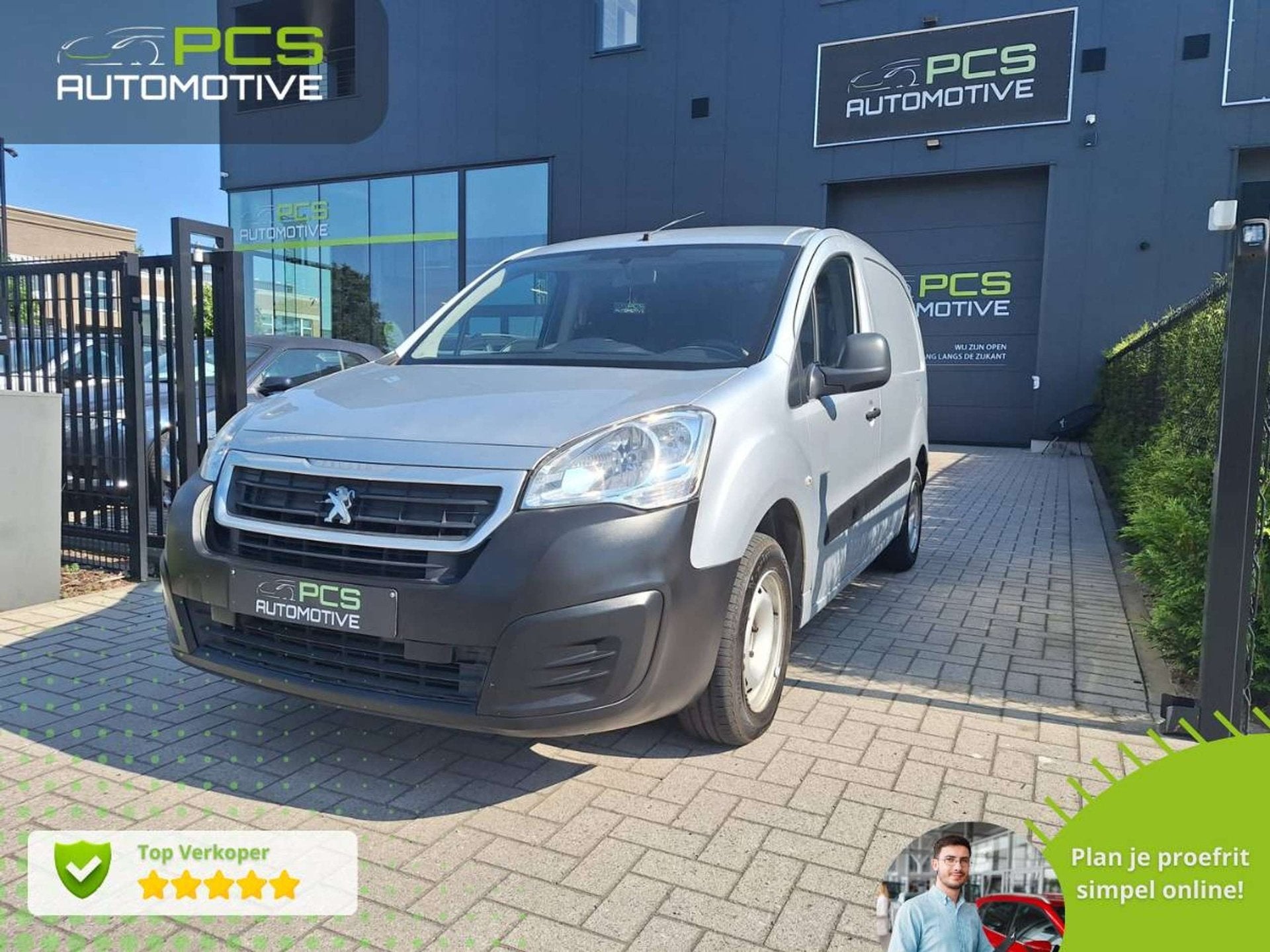 Peugeot Partner 1.6HDi Lichte Vracht / 205.000KM / 2017 / Eu, Auto's, Gebruikt, Euro 6, Bedrijf, Radio