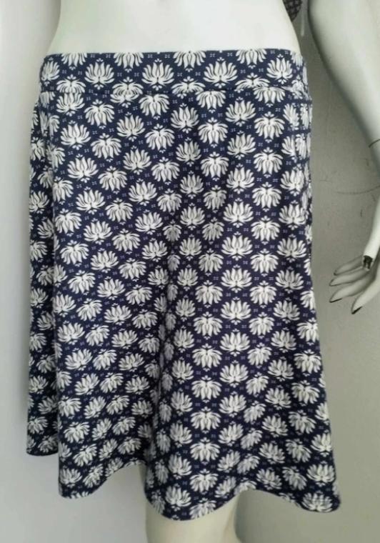 Rok met print H&M mt M, Kleding | Dames, Maat 38/40 (M), H&M, Blauw, Ophalen of Verzenden