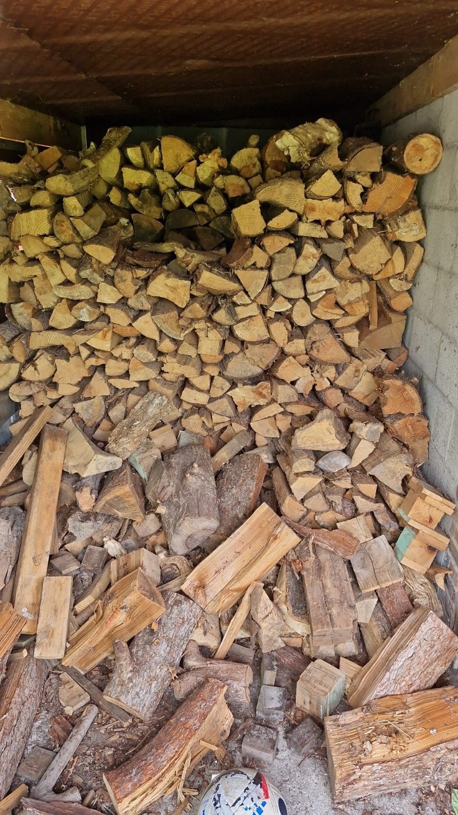 5 kuub den en spar hout, Tuin en Terras, Brandhout, Ophalen
