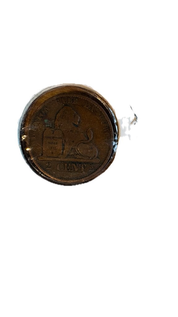 LEOPOLD II: 2 cent 1875F (2), Ophalen of Verzenden