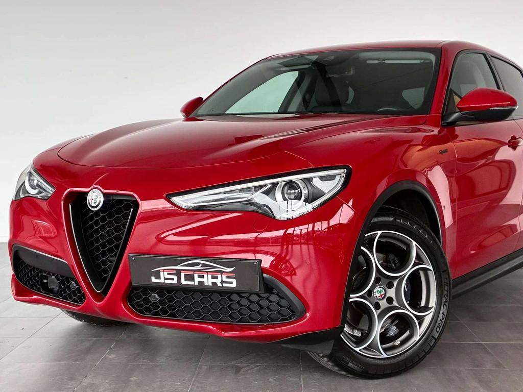 Alfa Romeo Stelvio 2.2 MJD SPORT-1ERPRO-GPS-CUIR-CARPLAY-CAM, Autos, Achat, Euro 6, Entreprise, Noir