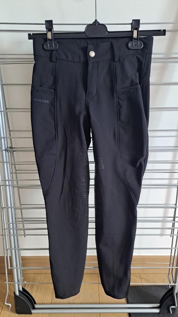 Zwarte rijbroek Montar, Dieren en Toebehoren, Paardrijkleding, Ophalen