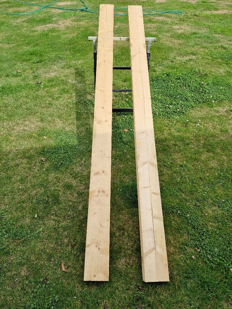 Houten balken 63 x 150 mm, Ophalen, Zo goed als nieuw, 250 tot 300 cm, 50 mm of meer