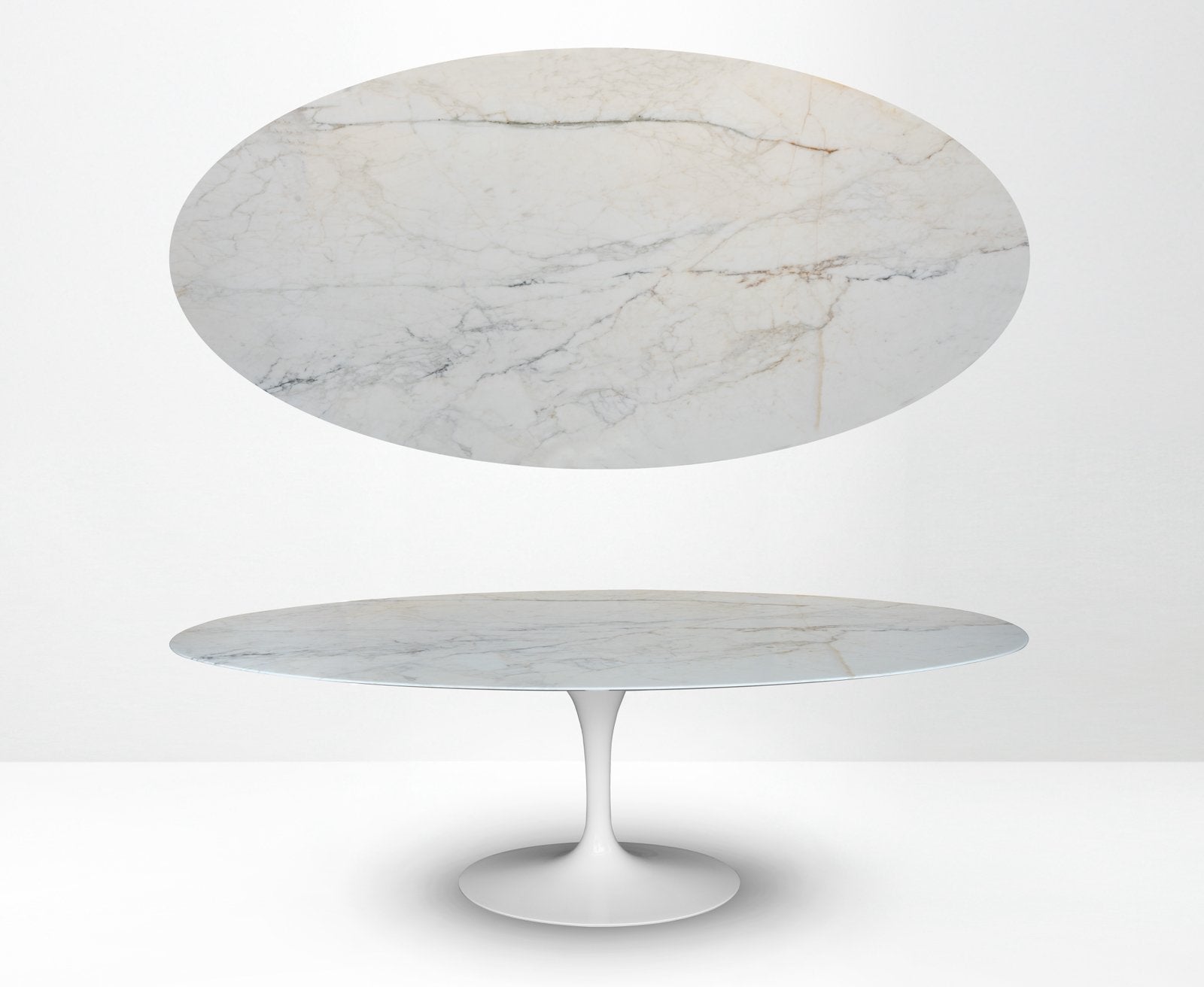 Knoll Tulip (198/244 cm) Calacatta Gold (Oro) PARFAIT ÉTAT !, Enlèvement ou Envoi, Vitra togo mah jong sede cassina b&b italia artifort leolux