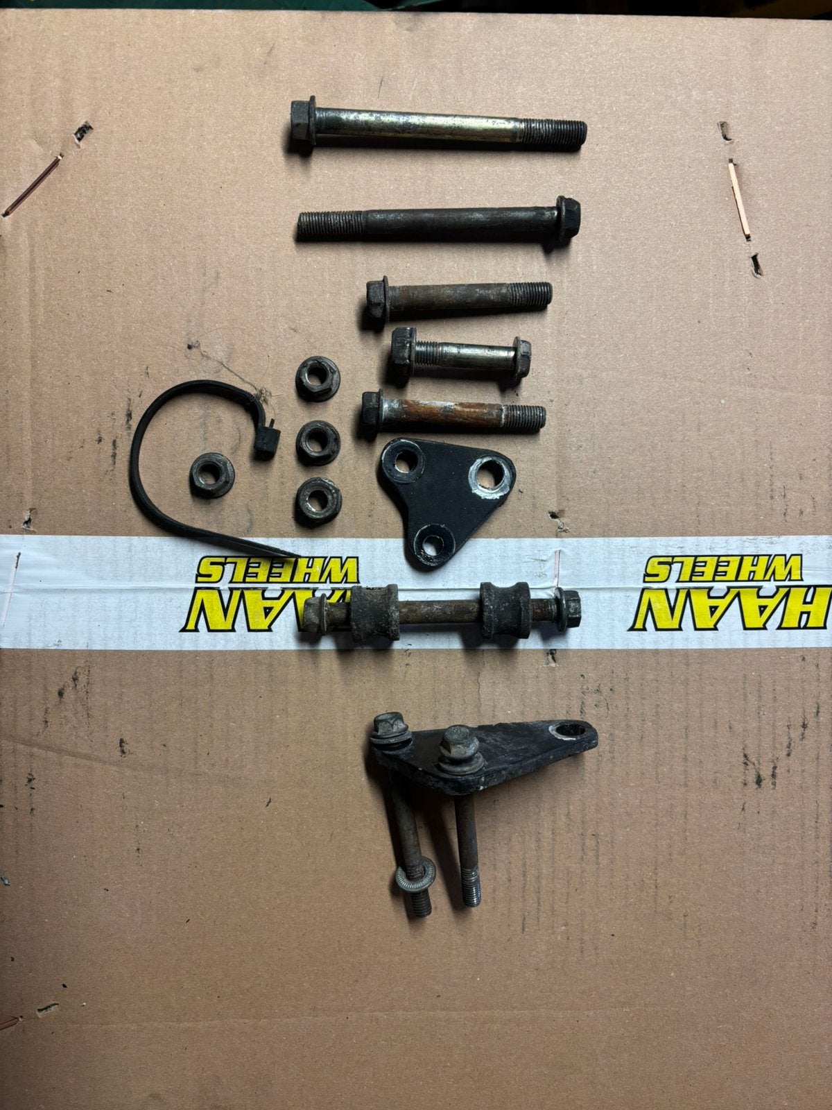 Diverses axes moteur, amortisseur, biellette honda xr 600, Motos, Enlèvement ou Envoi
