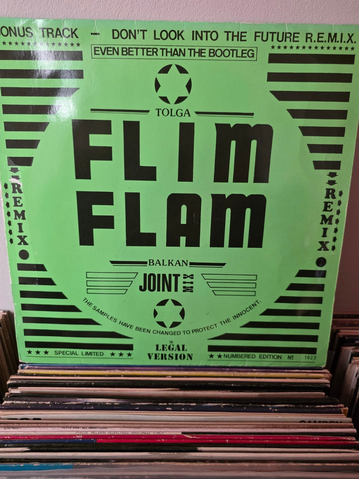 Vinyl 12" Flim Flam Joint Mix Groen 1987, Cd's en Dvd's, Vinyl | Dance en House, Ophalen of Verzenden, House