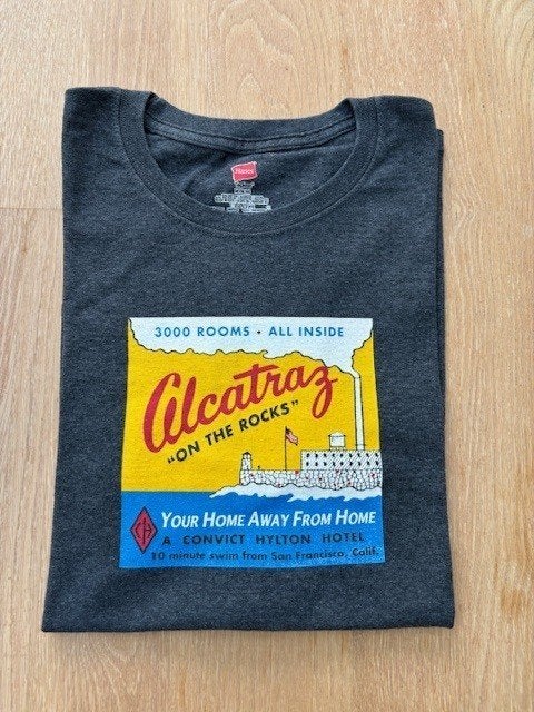 Alcatraz Golden Gate National Parks T-shirt (M) – Nieuw!, Ophalen of Verzenden, Nieuw, Maat 48/50 (M), Grijs